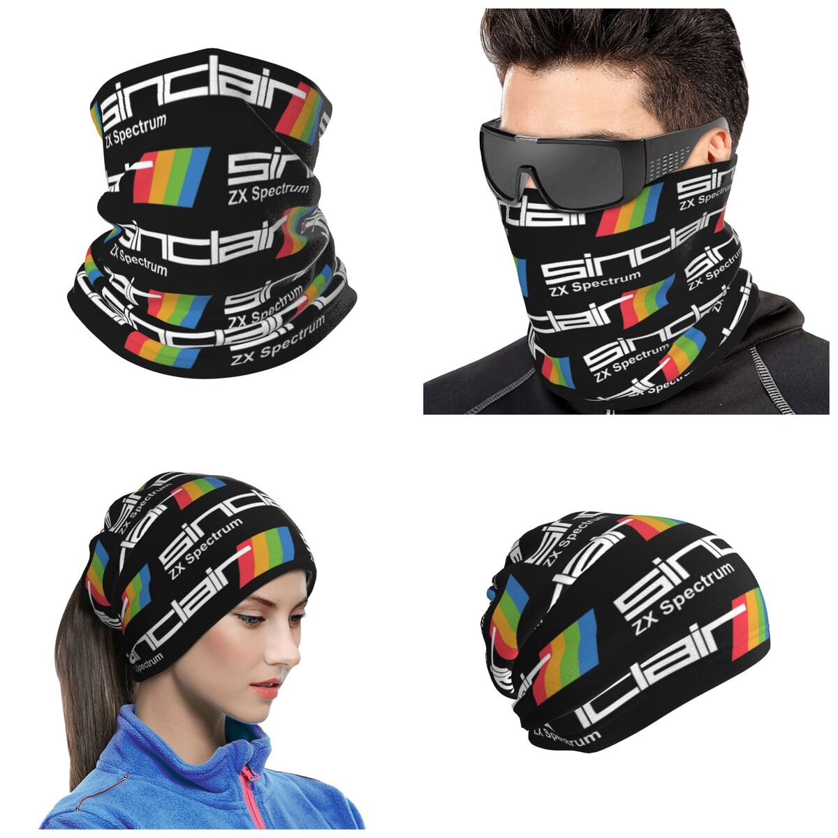 Cycling Headwear - ZX Spectrum Bandana Neck Cover Printed