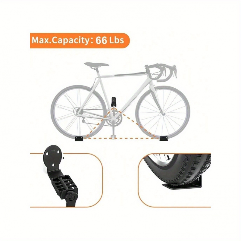 Iron Horizontal Bike Pedal Han - đánh giá và giá Cycling Gear Wall Hanger