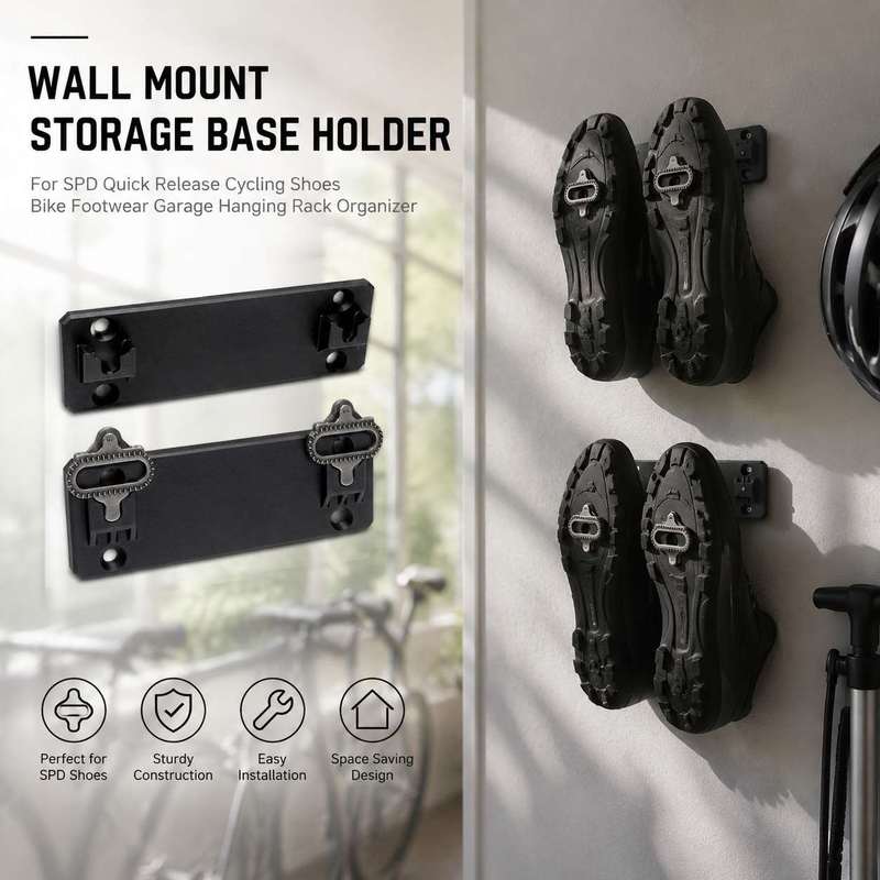 Wall Mount Storage Base Holder - đánh giá và giá Cycling Gear Wall Hanger