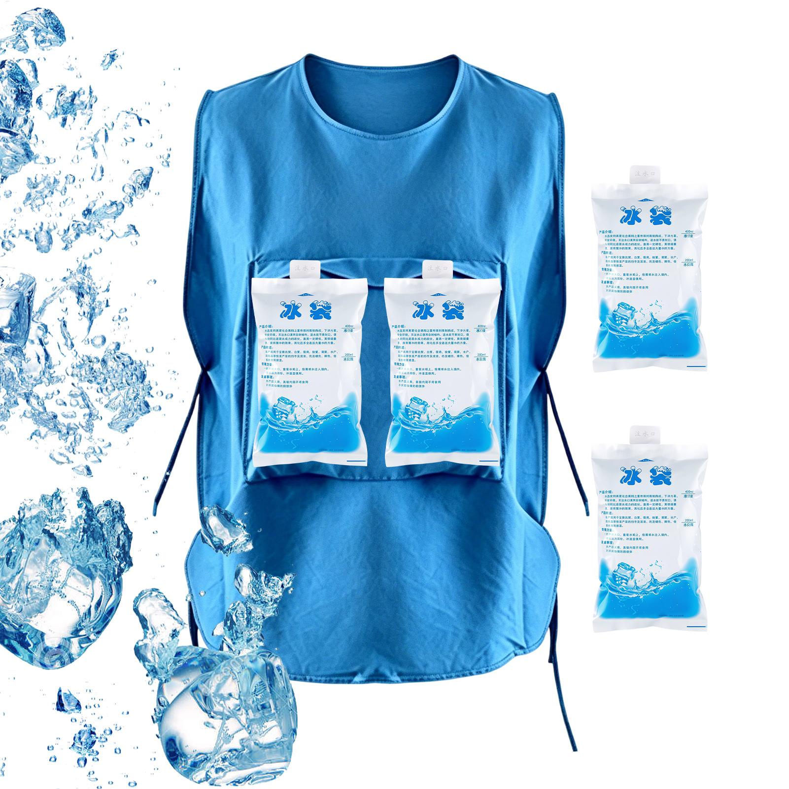 4 Gel Ice Packs Cooling Vest R - đánh giá và giá Cycling Gear Jacket
