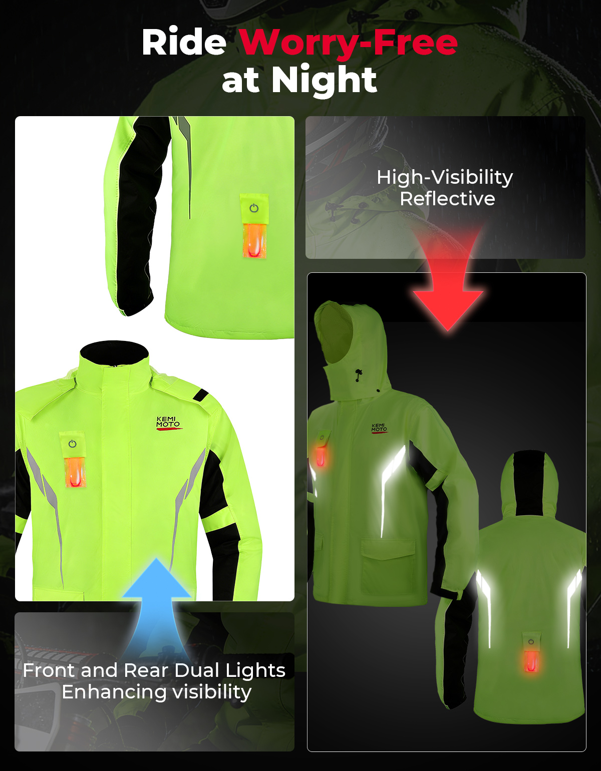 Waterproof Raincoat Set for Mo - đánh giá và giá Cycling Gear Jacket