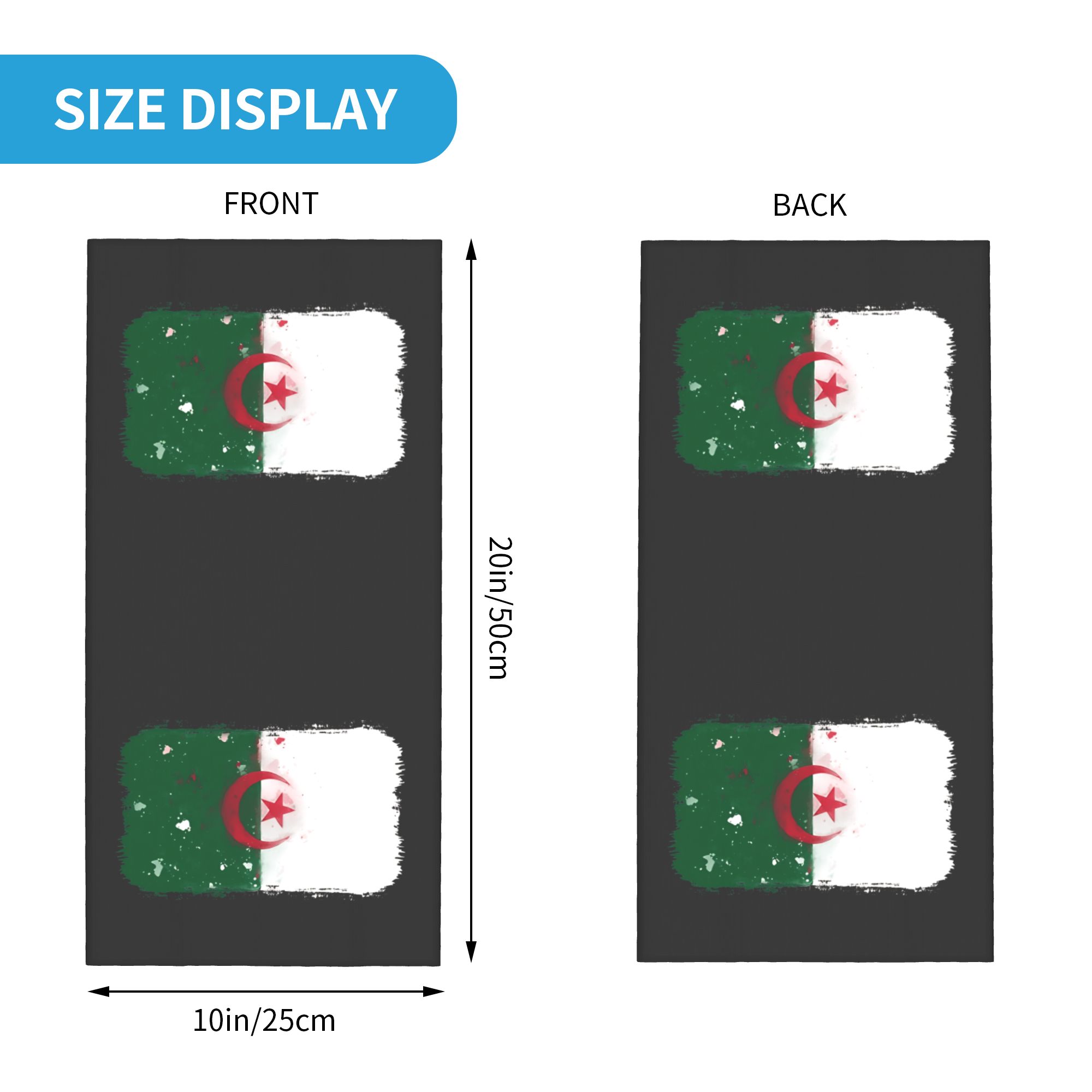 Flag of Algeria Bandana  Retro - đánh giá và giá Cycling Headwear
